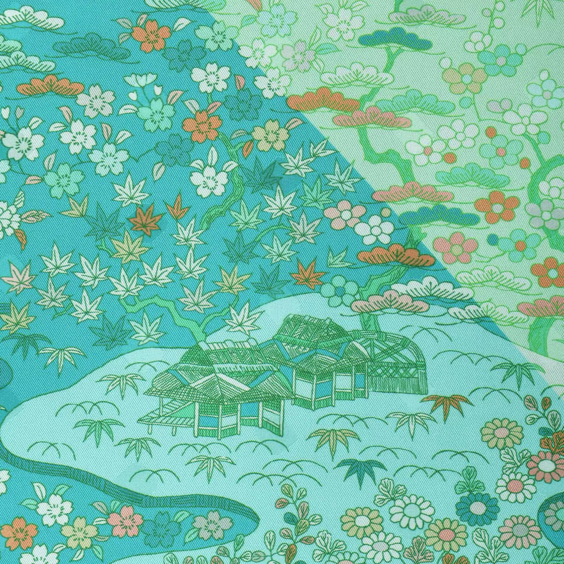 AC0924　白大島　166㎝　訳有超特価　茶屋辻 千總 - オンラインショップ - / 【シルクツイル】茶屋辻｜108×108